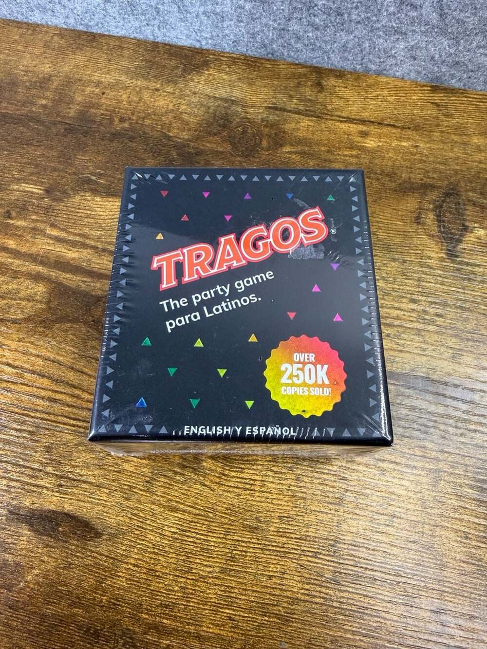 Tragos The Party Game para Latinos Bilingual Drinking Card Game